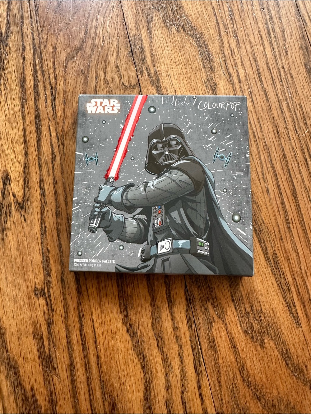 ColourPop Star Wars Darth Vader Pressed Powder Eyeshadow 9 Pan Palette Grey Red